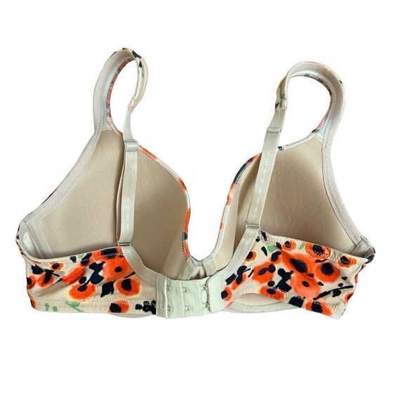 Soma Allura Underwire Bra Nude Poppy Floral Pattern Size 34D - Picture 2 of 4